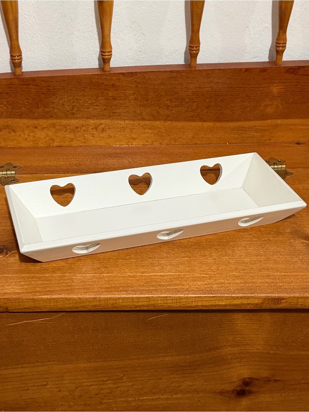 Vintage Classic Swedish Wooden Heart Tray Cottagecore